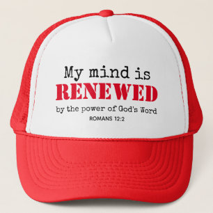 Casquette Romans 12v2 ESPRIT RENOUVELÉ Christian Trucker Cha