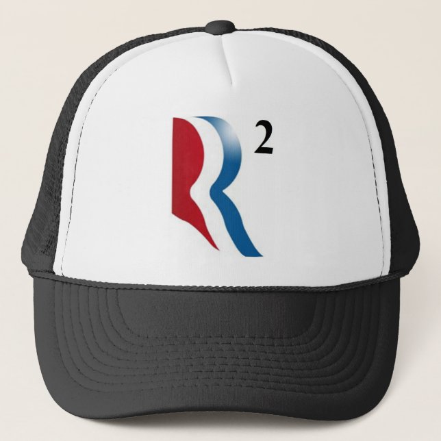Casquette Romney et Ryan 2012 - "R carrés " (Devant)