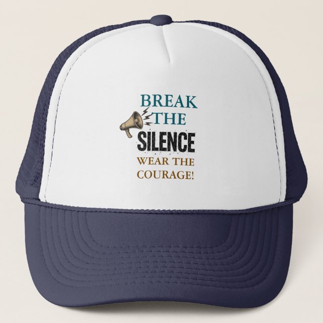 Casquette Rompre le courage du silence (Devant)