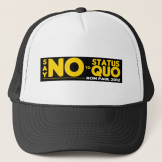 Casquette Ron Paul 2012 - Dites juste NON au statu quo