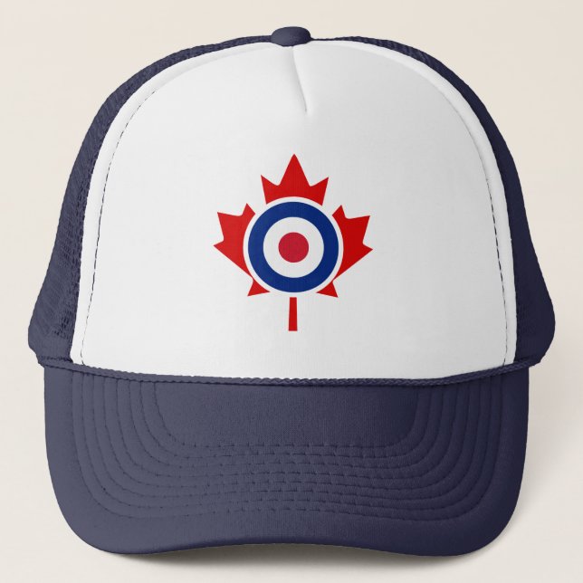 Casquette Rondeau de bordage de cible d'hockey de mod Canada (Devant)