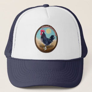 Casquette Rooster de Minorque Bonjour Vintage Oval