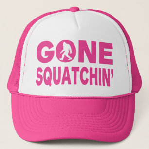 Casquette rose allé de camionneur de Squatchin