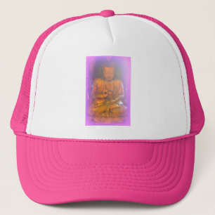 casquette rose de Bouddha