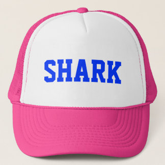 Casquette rose de camionneur de requin