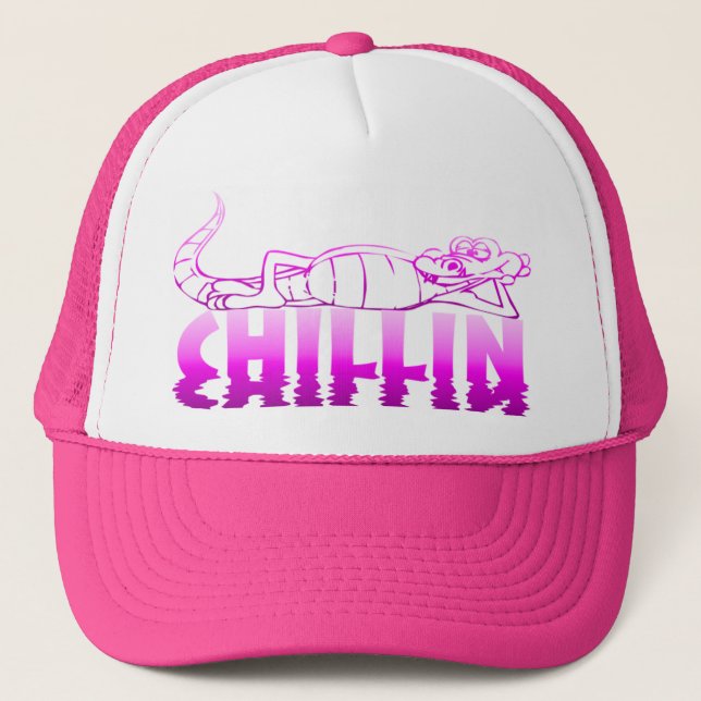 Casquette rose de Chillin (Devant)