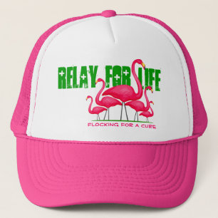 Casquette rose de Flamant rose