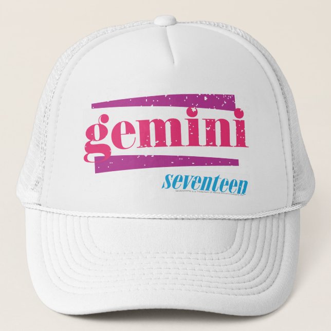 Casquette Rose de Gémeaux (Devant)