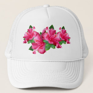 Casquette rose de la Reine de ketmie