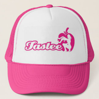 Casquette rose de logo