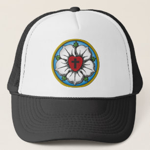 Casquette rose de luther