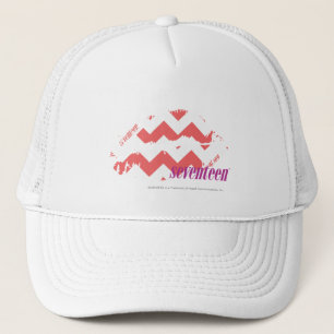 Casquette Rose de zigzag