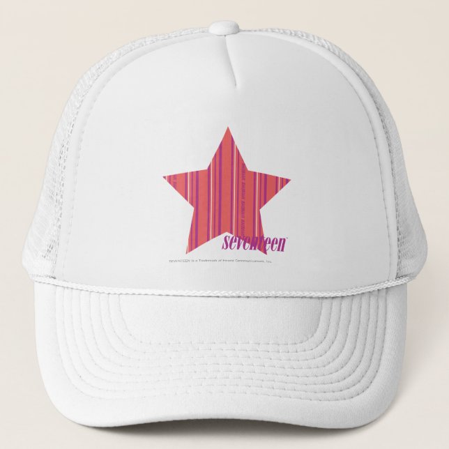 Casquette Rose mince 4 de rayures (Devant)