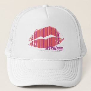 Casquette Rose mince de rayures