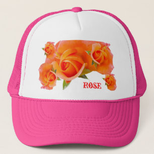 Casquette Rose orange
