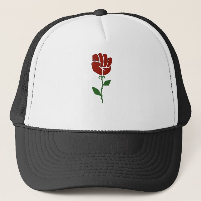 Casquette Rose socialiste démocratique (Devant)