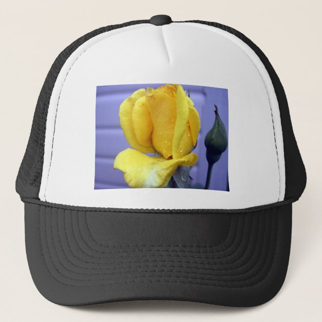 Casquette Rosebud jaune (Devant)