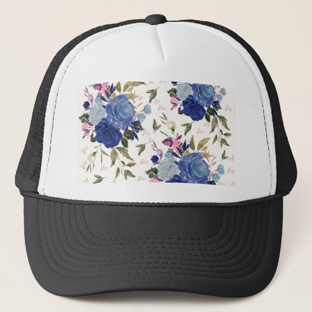 Casquette Roses et cerises (Devant)