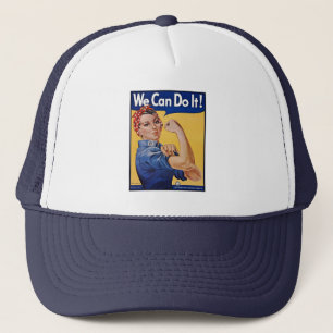 Casquette Rosie le Riveter Des femmes fortes dans la main-d'