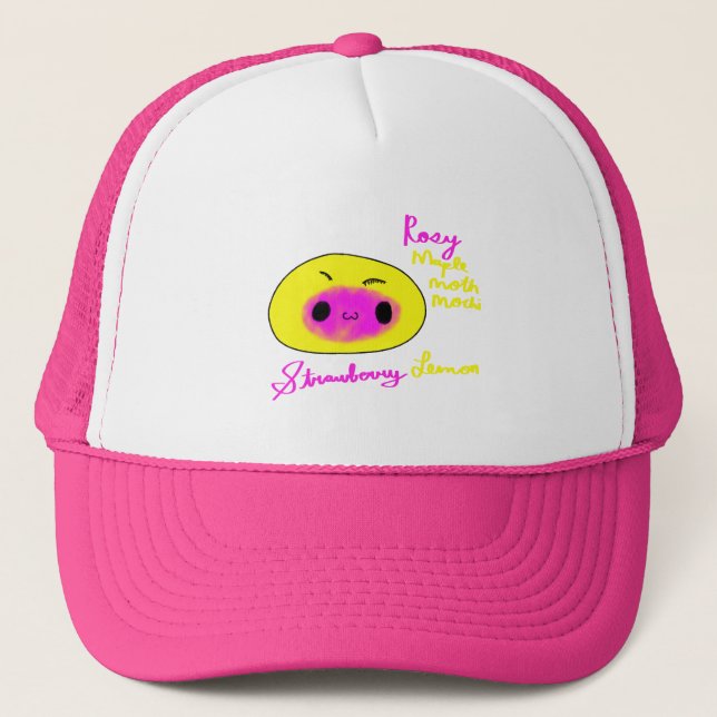 Casquette Rosy Maple Moth Cute Mochi Funny Animal Mochi (Devant)