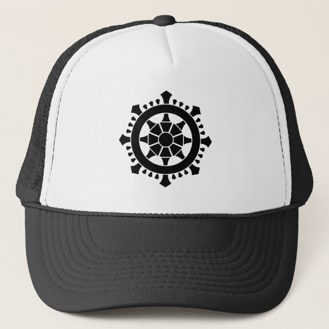 Casquette Roue du dharma (Devant)