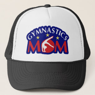 Casquette Rouge blanc et bleu Gymnastique maman