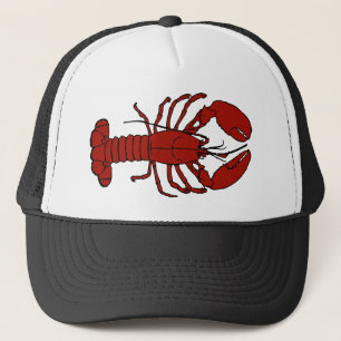 Casquette rouge de camionneur de homard