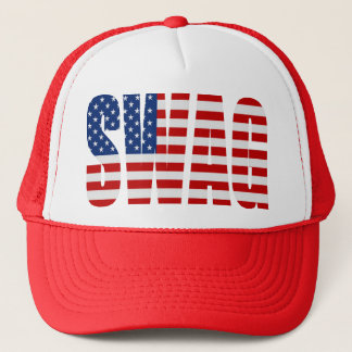 Casquette rouge de camionneur de Snapback de