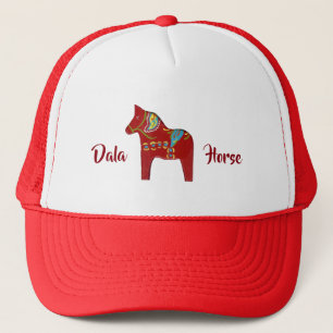 Casquette rouge de cheval de Dala