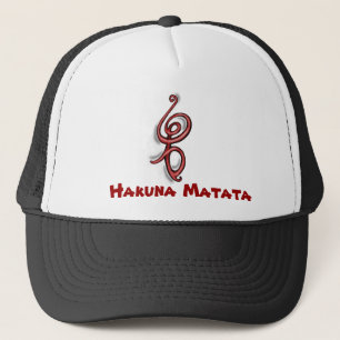 Casquette Rouge de ~ de Hakuna Matata