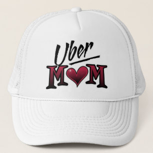 Casquette Rouge de maman d'Uber