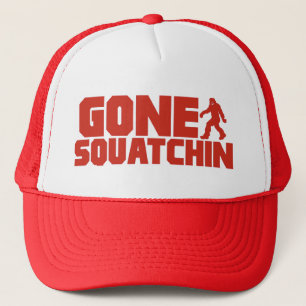 Casquette rouge de SQUATCHIN ALLÉ par Bobo