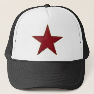 Casquette rouge d'étoile