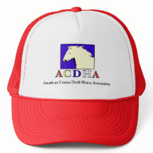 Casquette rouge et blanc d'ACDHA moderne