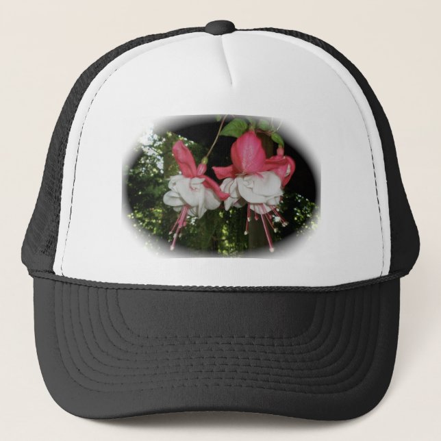 Casquette rouge et blanc Fuscia (Devant)