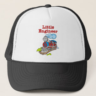 Casquette Rouge et ingénieur de train bleu petit