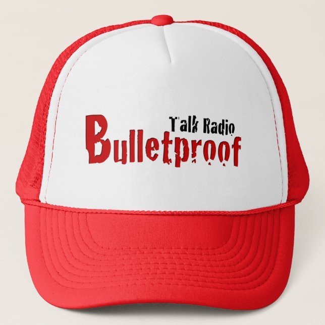 Casquette rouge et noir de BPTR de titre de logo (Devant)