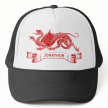 Casquette rouge personnalisé de camionneur du