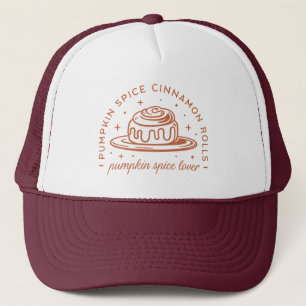 Casquette Rouleaux de cannelle à épices citrouilles