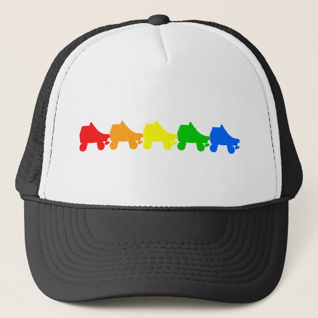 Casquette roulette arc-en-ciel (Devant)