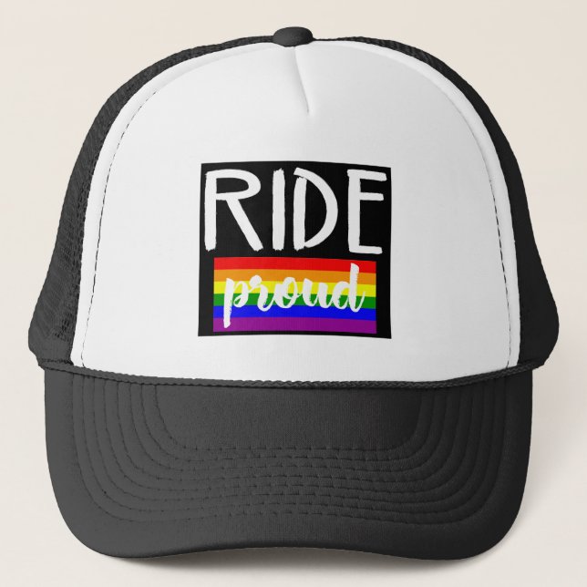 Casquette Roulez à vélo fier (Devant)