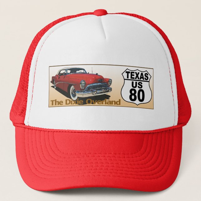Casquette Route 80 du Texas - Les îles Dixie (Devant)