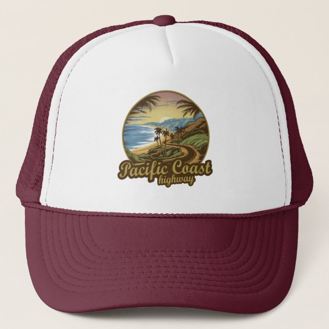 Casquette Route du Pacifique Rétro (Devant)