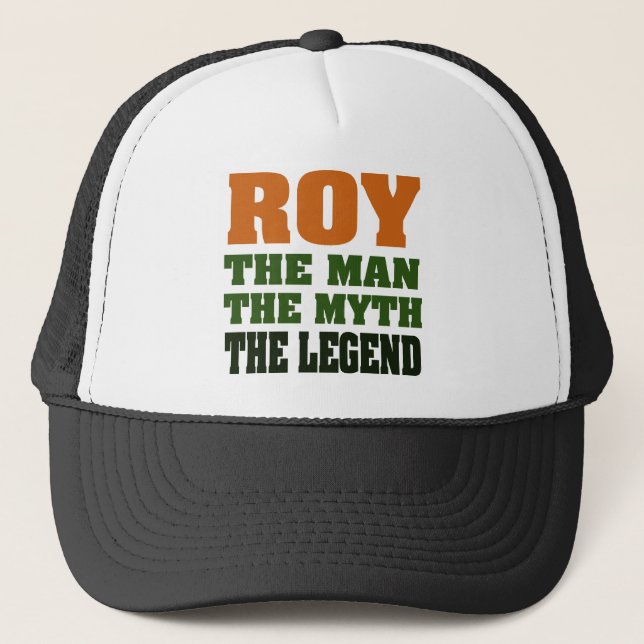 Casquette ROY - l'homme, le mythe, la légende (Devant)