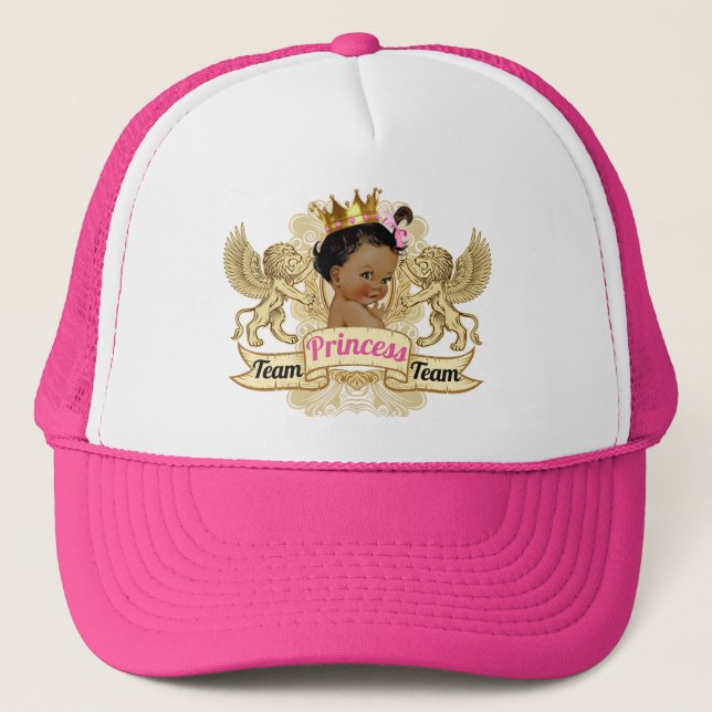 Casquette royal africain de princesse baby shower (Devant)