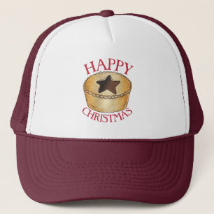 Casquette Royaume-Uni British Food Fruit Mince Pie Joyeux No