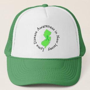 Casquette Ruban de sensibilisation à la maladie de Lyme dans