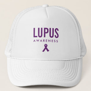 Casquette Ruban de sensibilisation Lupus pourpre