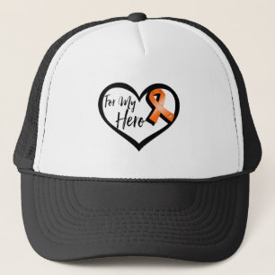 Casquette Ruban De Sensibilisation Orange Pour Mon Héros