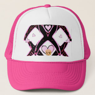 Casquette Ruban d'espoir et de soutien, Cancer du sein_